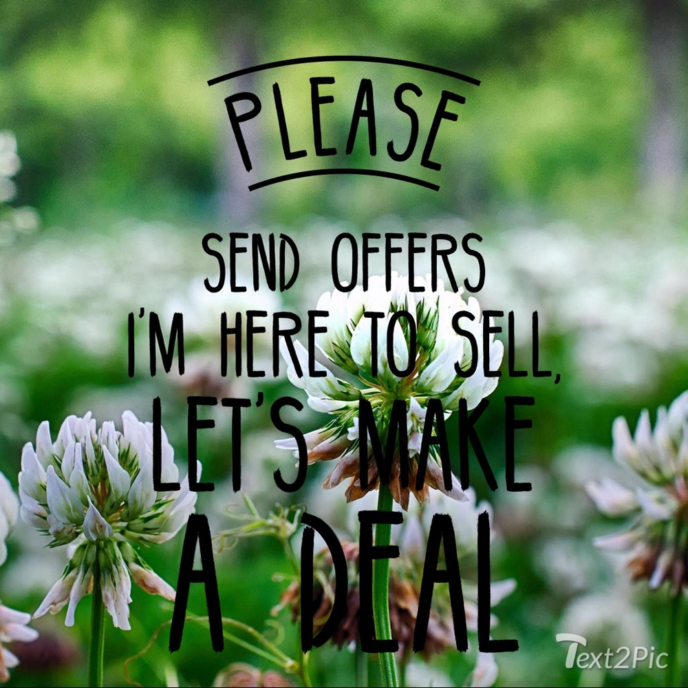 Reasonable Offers Accepted